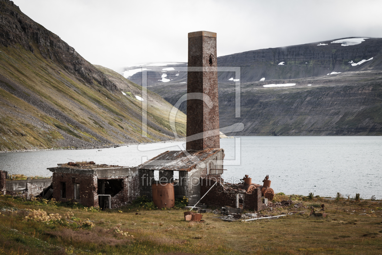 Bild-Nr.: 11462880 Fischfabrik in Hesteyri, Island erstellt von janschuler