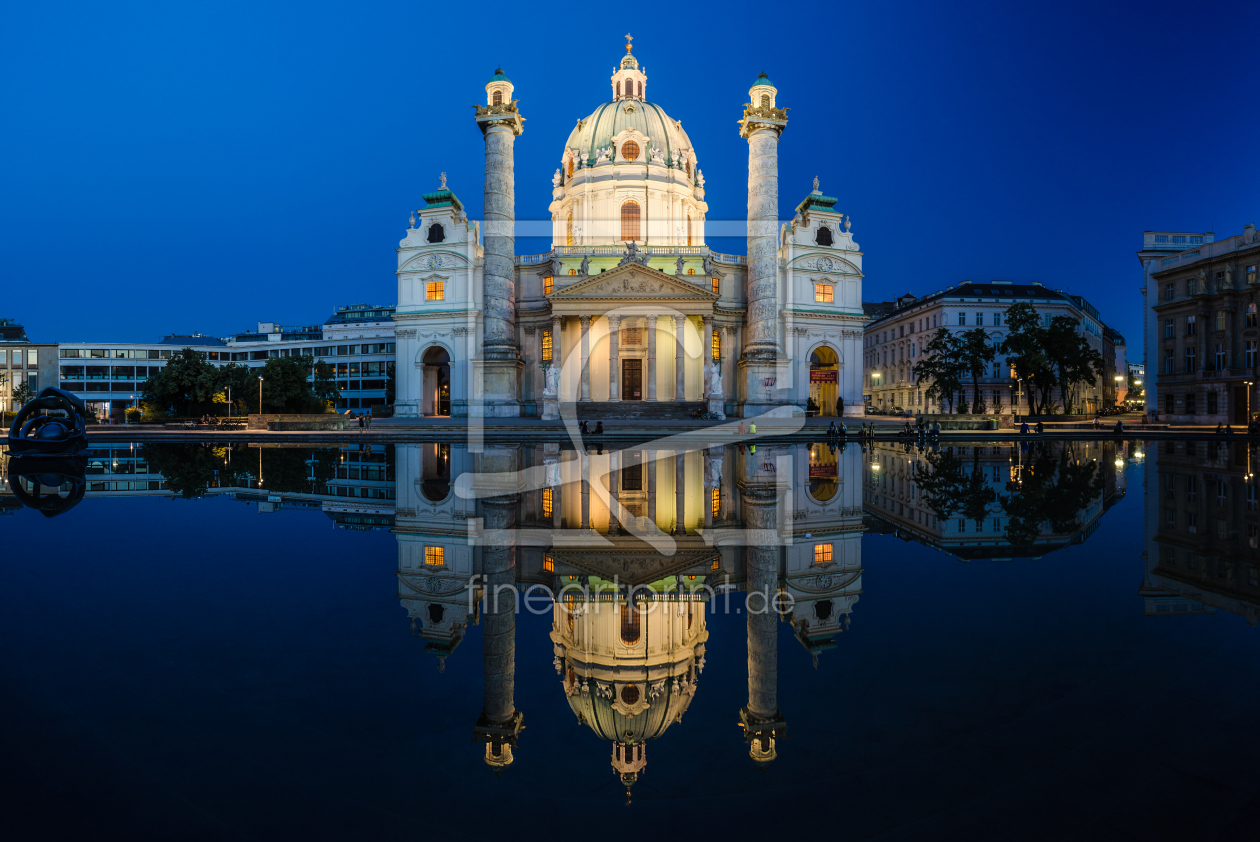 Bild-Nr.: 11465488 Wien - Karlskirche Panorama  erstellt von Jean Claude Castor