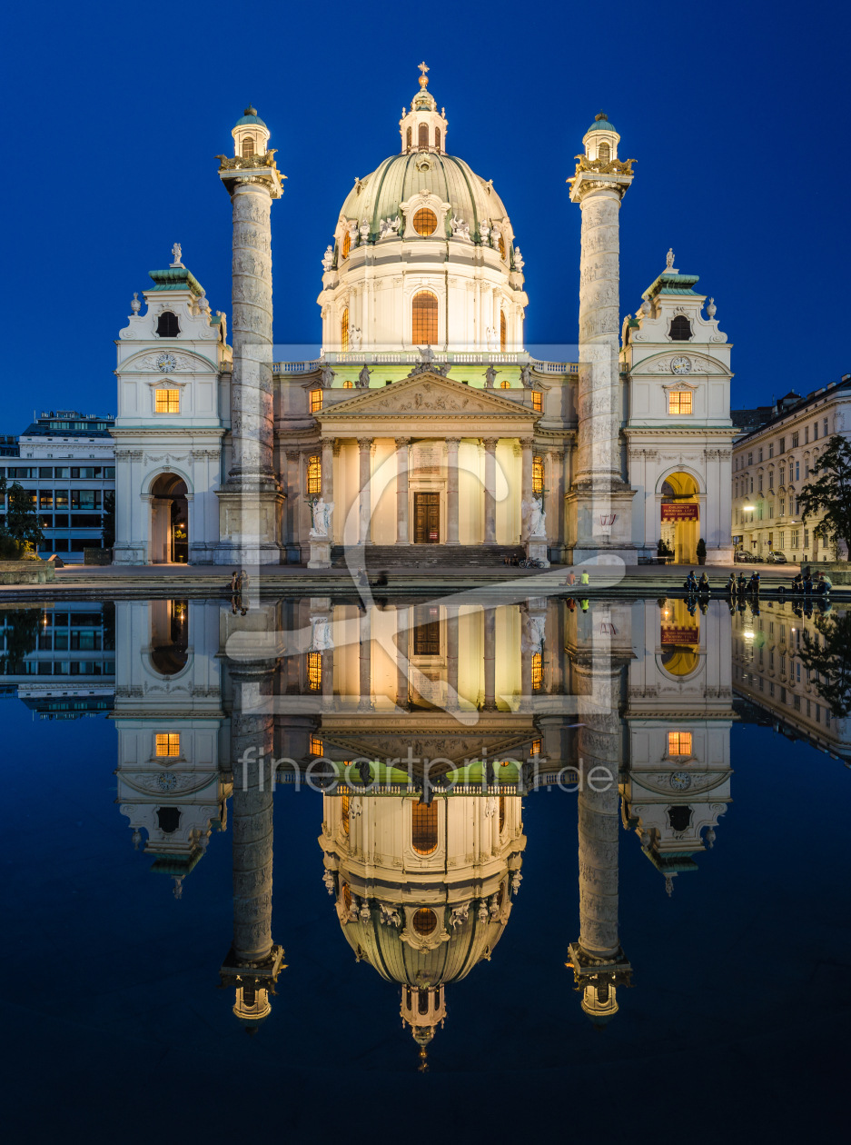 Bild-Nr.: 11465502 Wien - Karlskirche Panorama  erstellt von Jean Claude Castor