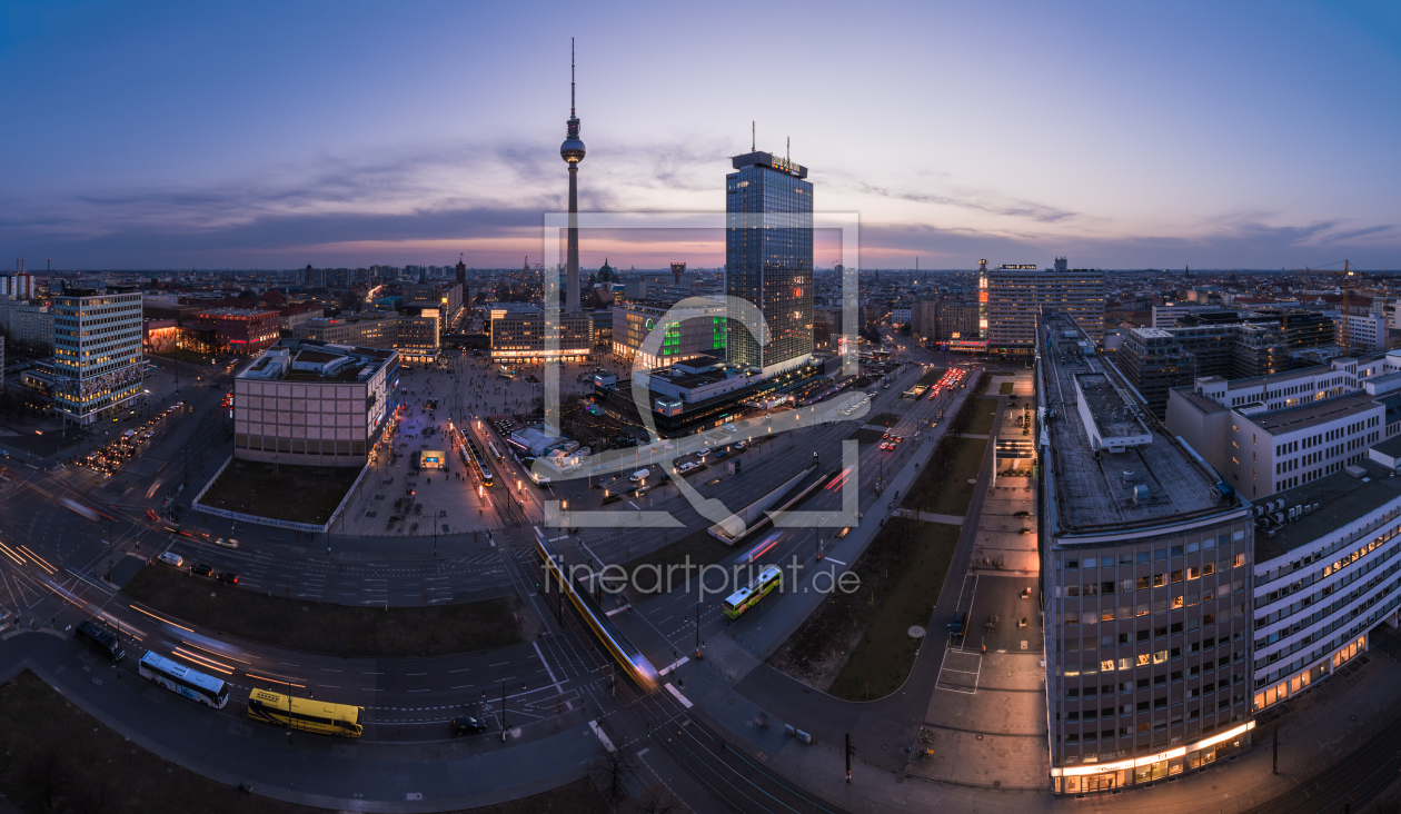 Bild-Nr.: 11466122 Berlin - Alexanderplatz bei Sonnenuntergang Panorama erstellt von Jean Claude Castor