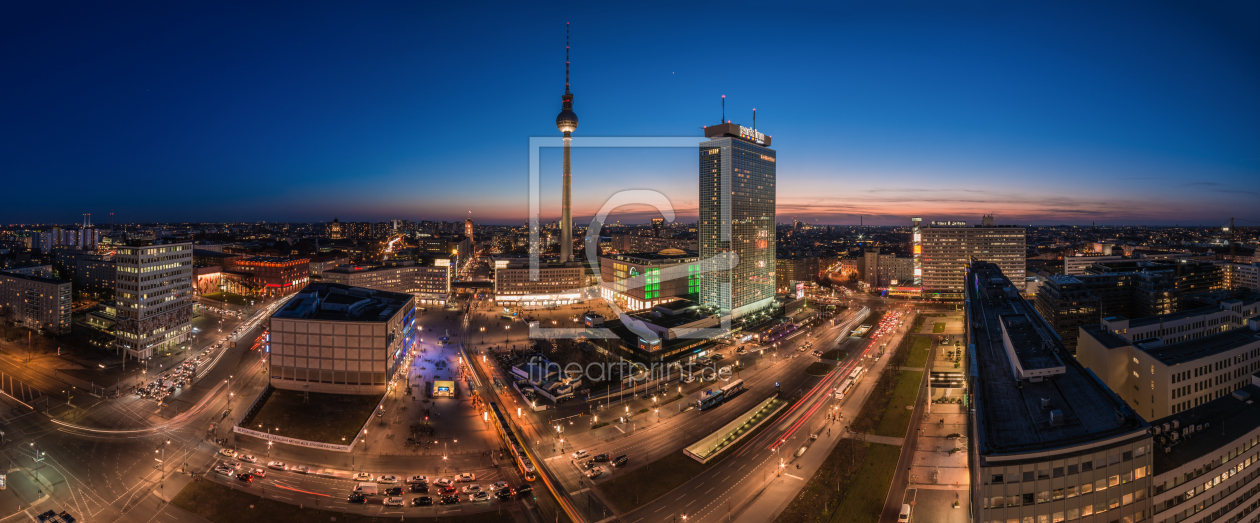 Bild-Nr.: 11466811 Berlin - Alexanderplatz zur blauen Stunde erstellt von Jean Claude Castor