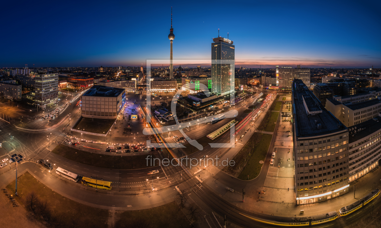 Bild-Nr.: 11466821 Berlin - Alexanderplatz zur blauen Stunde erstellt von Jean Claude Castor