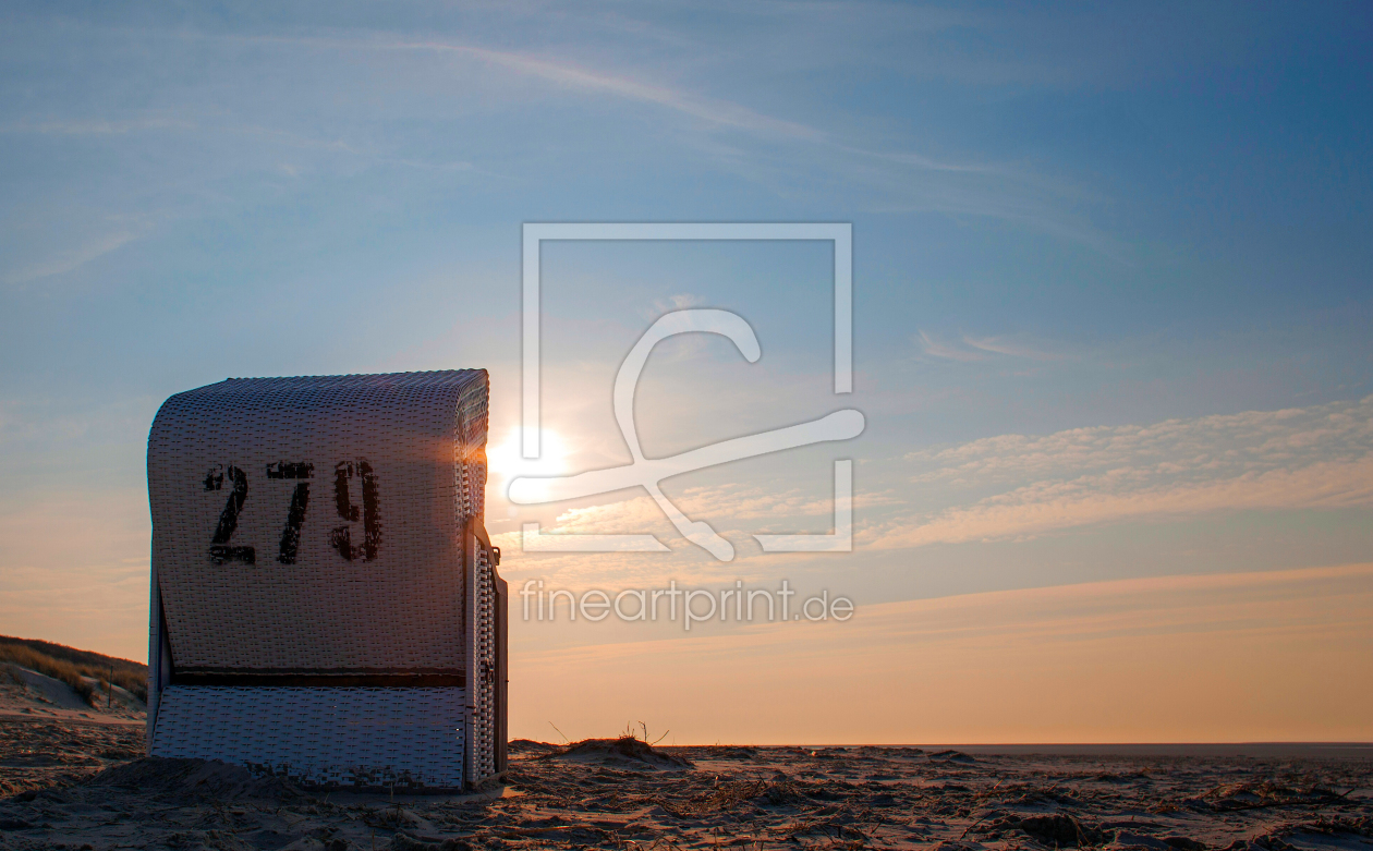 Bild-Nr.: 11467200 Sonnenuntergang auf Spiekeroog erstellt von wompus