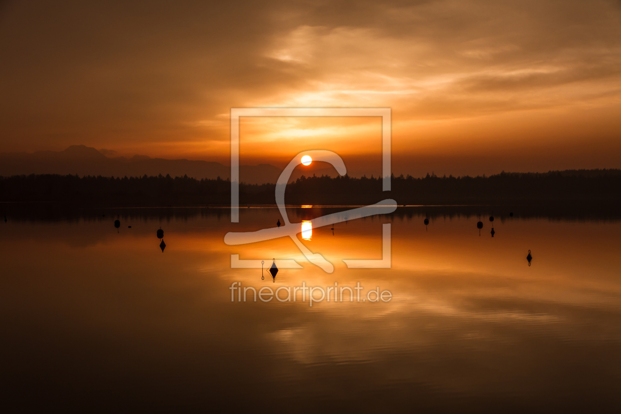 Bild-Nr.: 11472982 Sonnenuntergang am Simssee erstellt von TDphotoArt