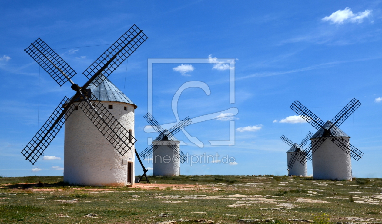 Bild-Nr.: 11475012 Don Quichote Windmühlen la Mancha Spanien erstellt von I. Heuer