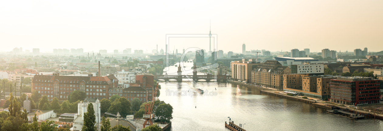 Bild-Nr.: 11475168 Berlin - Skyline Mediaspree mit Oberbaumbrücke Panorama erstellt von Jean Claude Castor