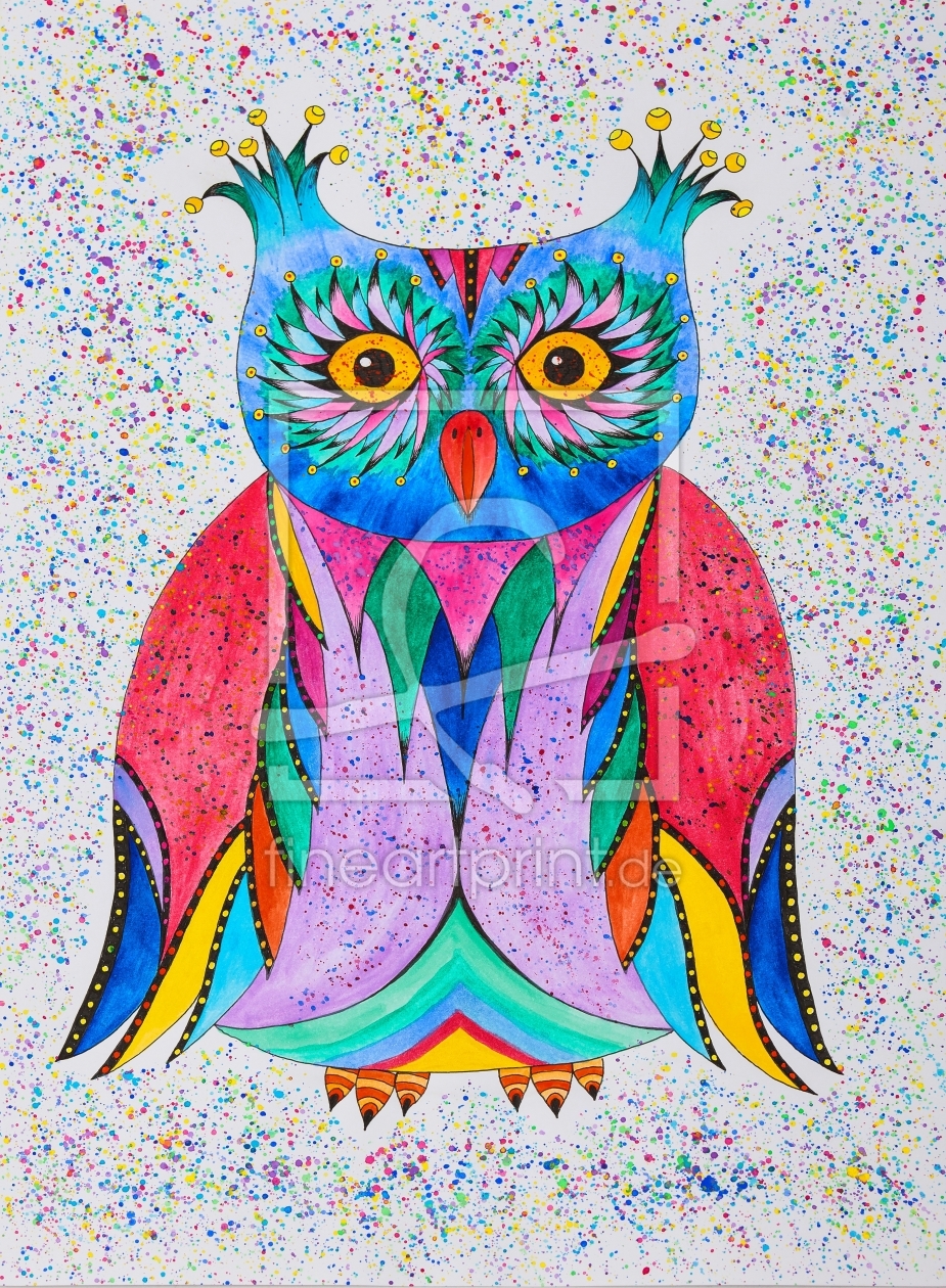 Bild-Nr.: 11475659 Konfetti-Eule erstellt von Owl-Art-Suri