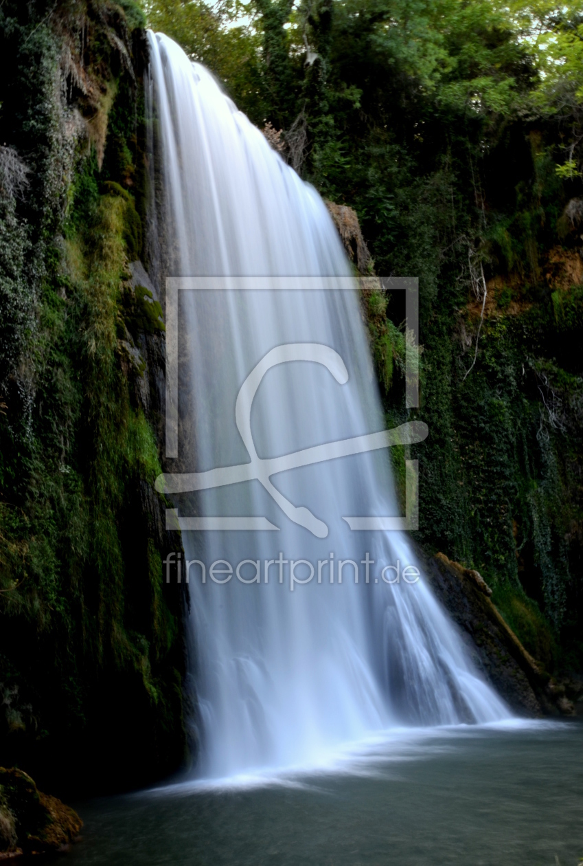 Bild-Nr.: 11476029 Wasserfall Naturpark Monasterio de Piedra Spanien erstellt von I. Heuer