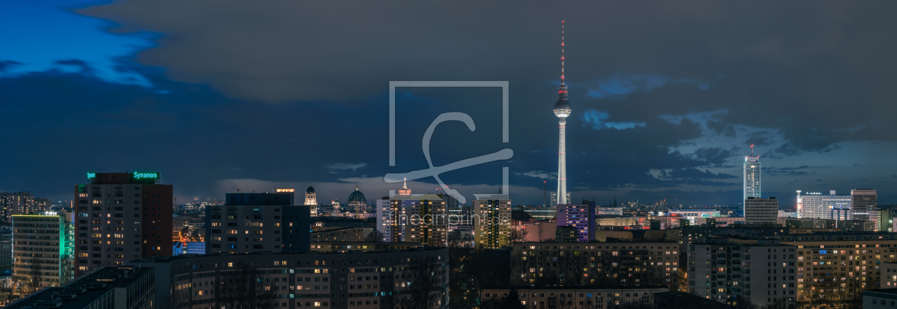 Bild-Nr.: 11476595 Berlin - Skyline Panorama bei Nacht erstellt von Jean Claude Castor