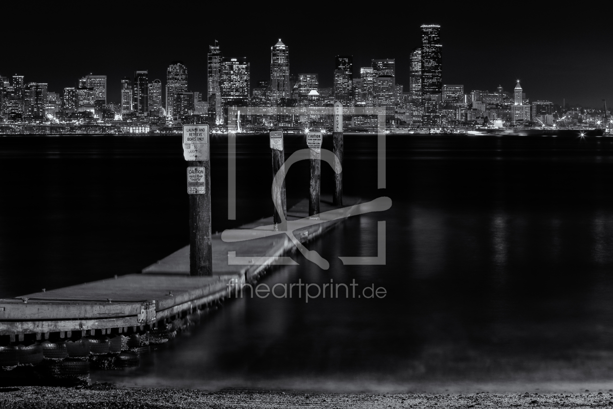 Bild-Nr.: 11477897 Seattle Skyline at Night erstellt von TomKli