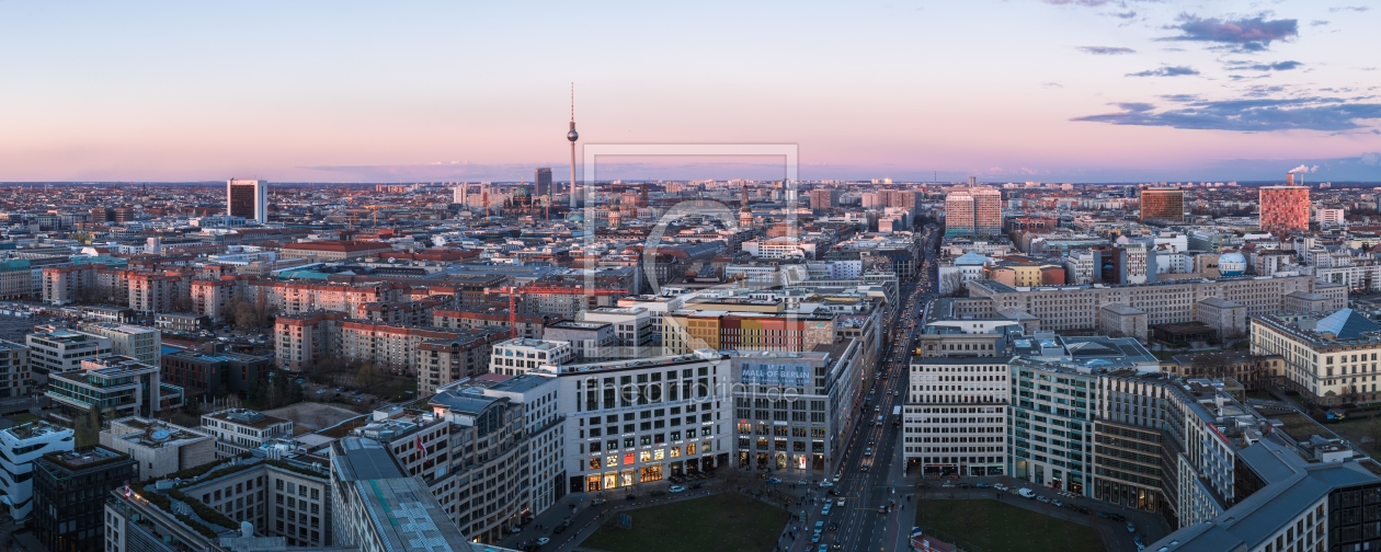 Bild-Nr.: 11479546 Berlin - Skyline Panoramapunkt Potsdamer Platz bei Sonnenuntergang erstellt von Jean Claude Castor