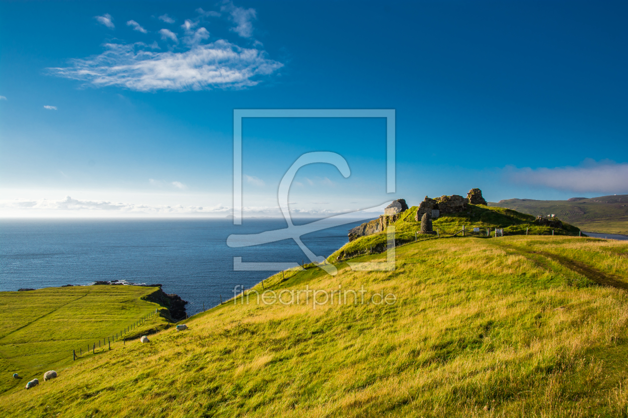 Bild-Nr.: 11479943 Burgruine an der schottischen Küste erstellt von grafxart
