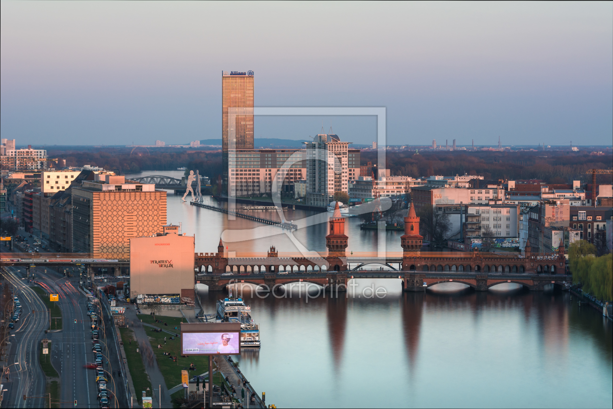 Bild-Nr.: 11480107 Berlin - Oberbaumbrücke im Abendlicht  erstellt von Jean Claude Castor