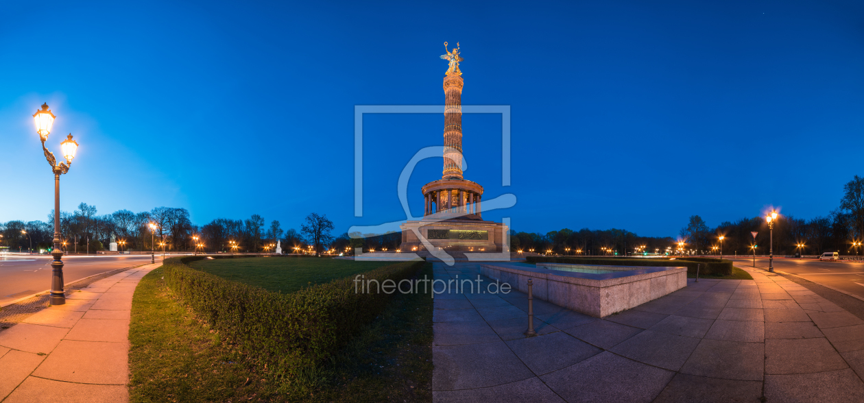 Bild-Nr.: 11481268 Berlin - Siegessäule Panorama zur blauen Stunde erstellt von Jean Claude Castor