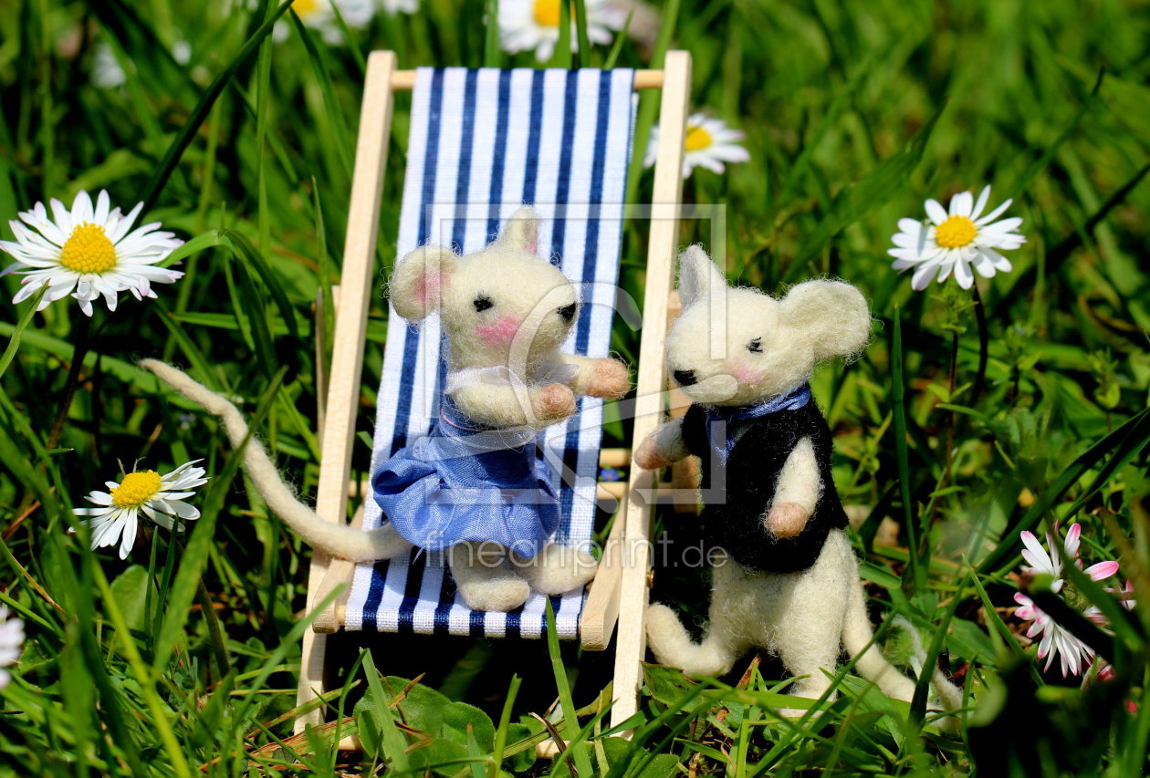 Bild-Nr.: 11489956 Familie Maus auf der Frühlingswiese erstellt von Heike  Hultsch