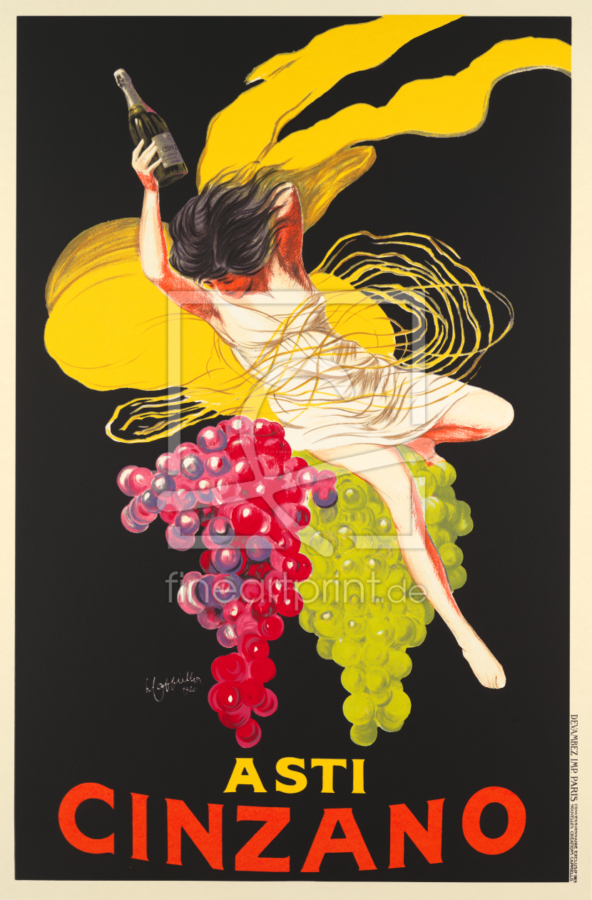 Bild-Nr.: 11490958 Asti Cinzano by Leonetto Cappiello - 1920 erstellt von CASA-FINE-ARTS