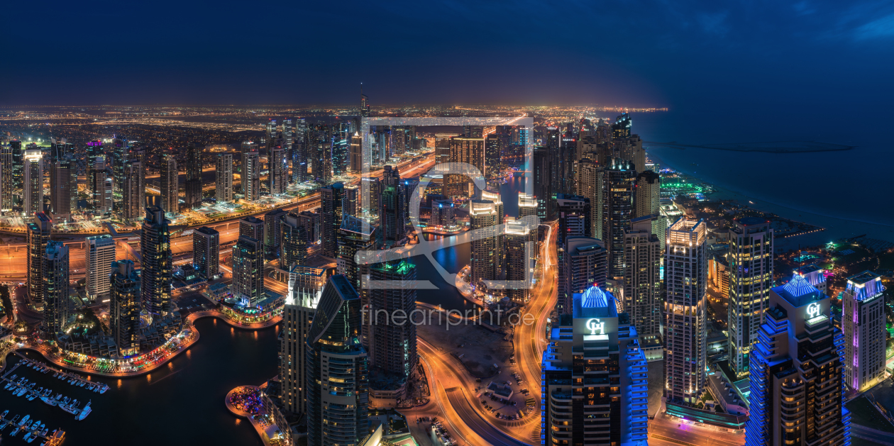 Bild-Nr.: 11491157 Dubai - Marina Skyline Panorama  erstellt von Jean Claude Castor