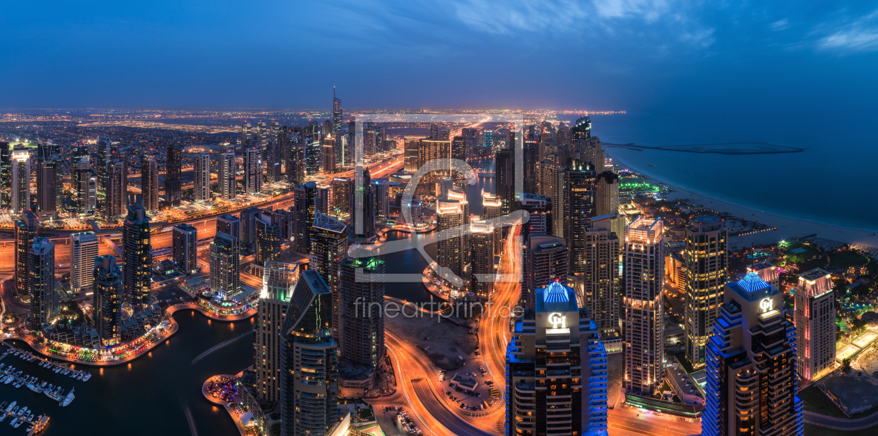 Bild-Nr.: 11491199 Dubai - Marina Skyline Panorama  erstellt von Jean Claude Castor