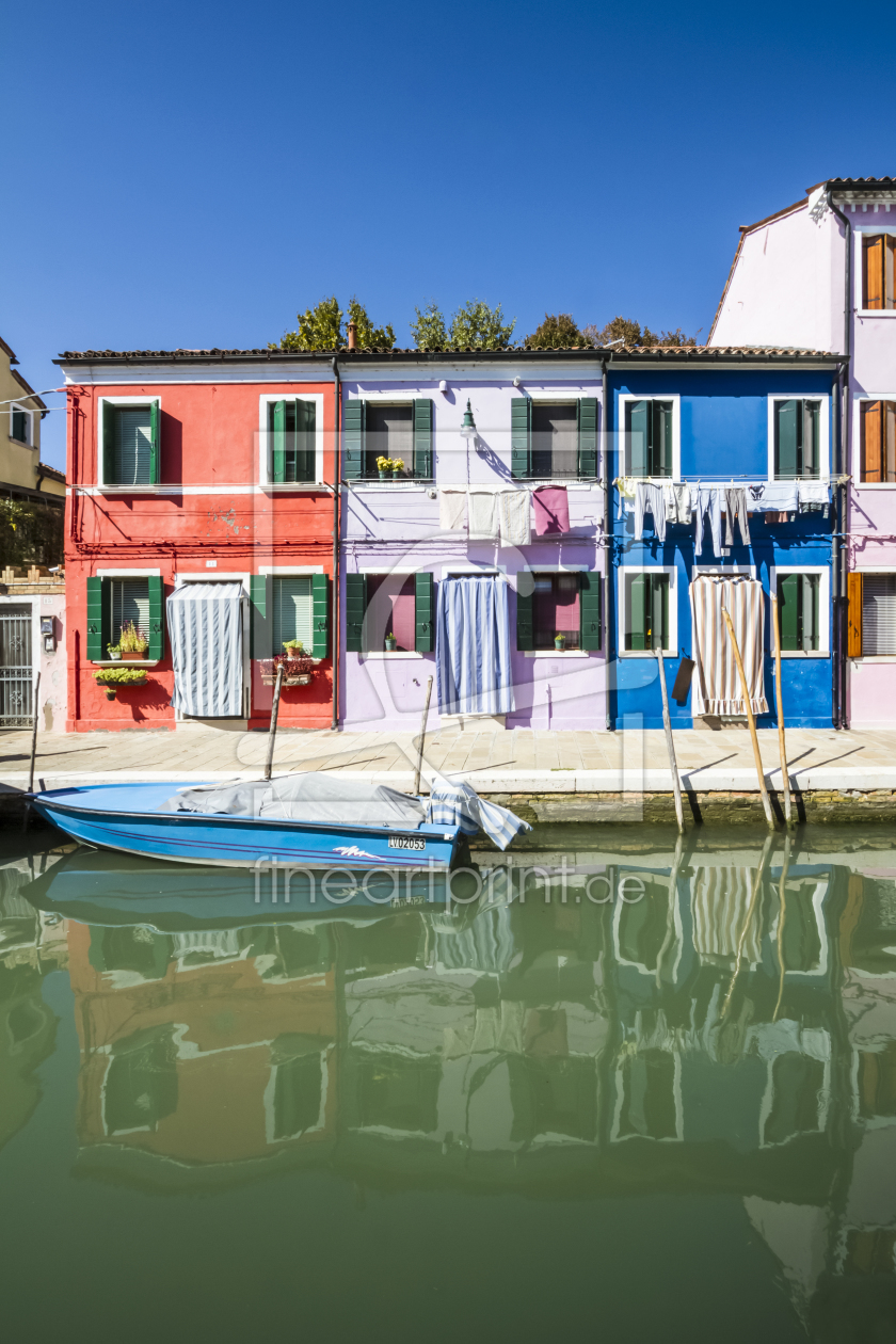 Bild-Nr.: 11491262 BURANO Farbenfrohe Häuser II erstellt von Melanie Viola