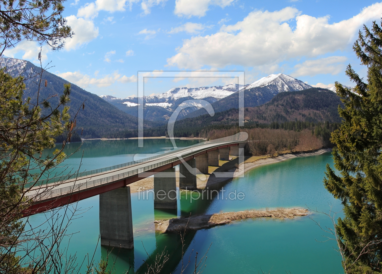 Bild-Nr.: 11491983 Sylvensteinspeicher mit Brücke erstellt von SusaZoom