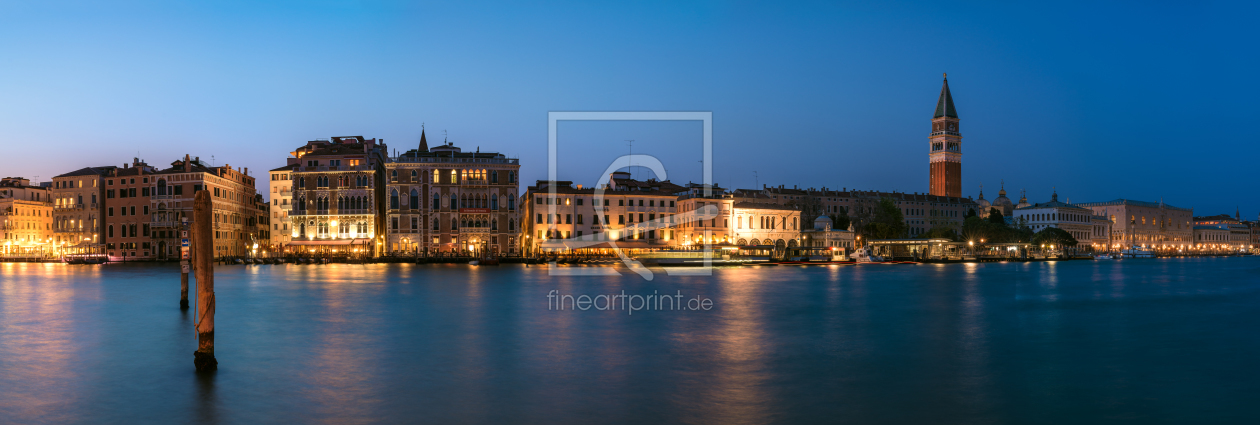 Bild-Nr.: 11492541 Venedig - Piazza San Marco Panorama zur blauen Stunde erstellt von Jean Claude Castor