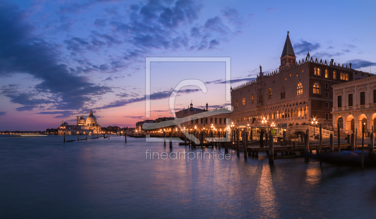 Bild-Nr.: 11493531 Venedig - Piazza San Marco Panorama zur blauen Stunde erstellt von Jean Claude Castor