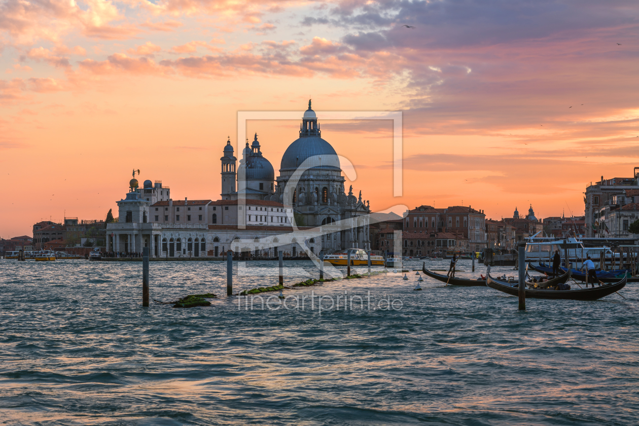 Bild-Nr.: 11493537 Venedig - Santa Maria della Salute bei Sonnenuntergang erstellt von Jean Claude Castor
