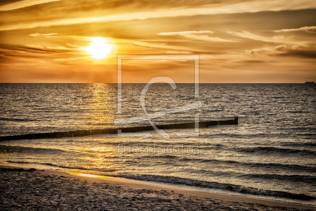 Bild-Nr.: 11495862 Sonnenuntergang am Meer erstellt von Wolfgang Zwanzger