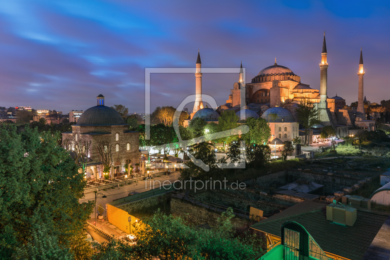 Bild-Nr.: 11498300 Istanbul - Hagia Sofia bei Nacht erstellt von Jean Claude Castor