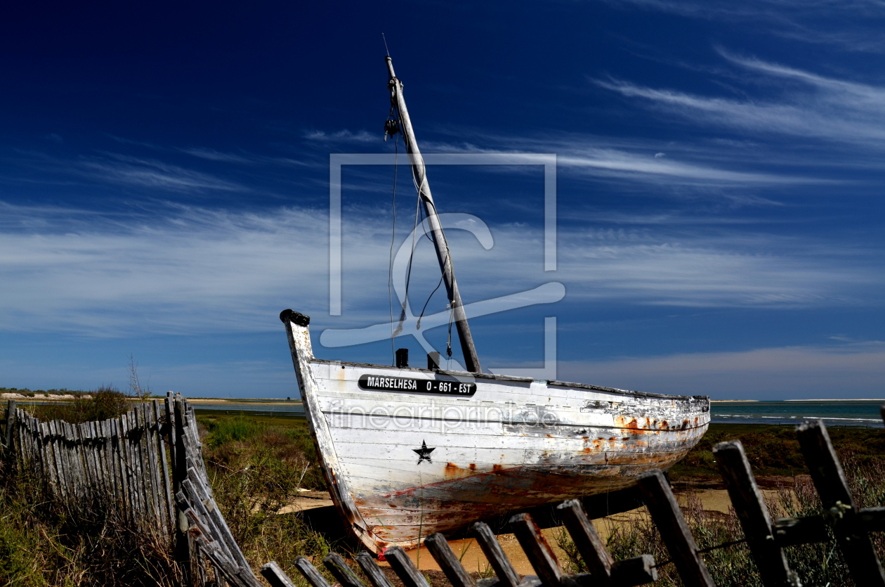 Bild-Nr.: 11499171 Schiffswrack Rias Formosa Olhao Algarve Portugal erstellt von I. Heuer
