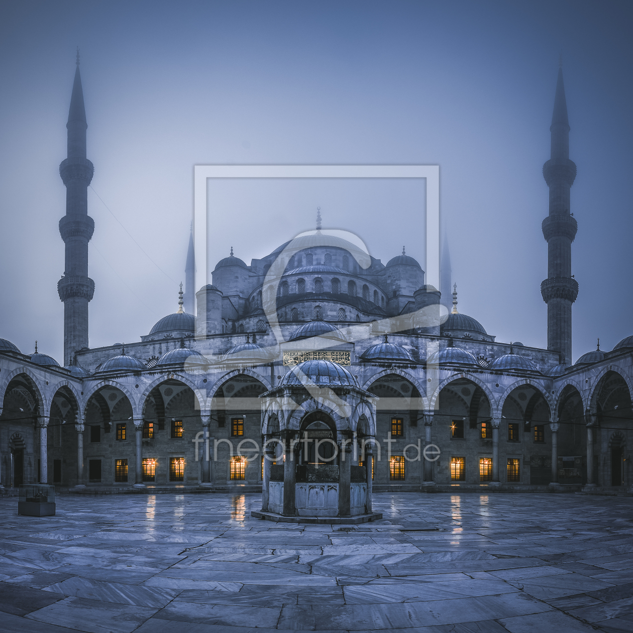 Bild-Nr.: 11499348 Istanbul - Blaue Moschee Quadrat erstellt von Jean Claude Castor