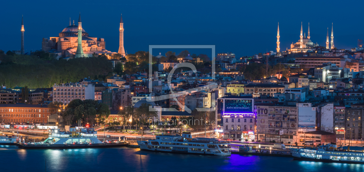 Bild-Nr.: 11500175 Istanbul - Blaue Moschee + Hagia Sophia erstellt von Jean Claude Castor