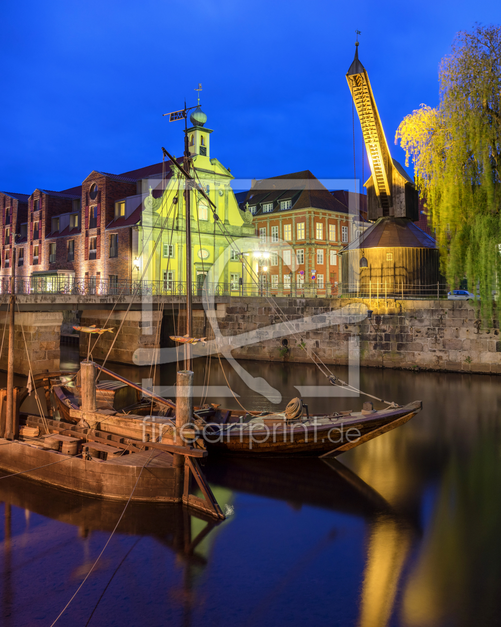 Bild-Nr.: 11500950 Lüneburg. Am alter Kran. erstellt von panoramarx-de