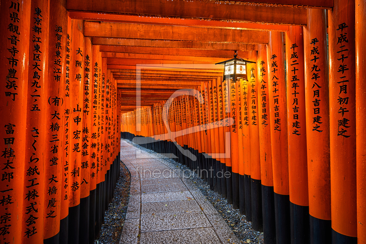 Bild-Nr.: 11501632 Fushimi Inari Schrein in Kyoto Bild-Nr.: 11501632 Fushimi Inari Schrein in Kyoto erstellt von Mapics