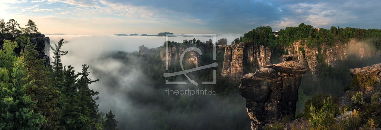 Bild-Nr.: 11504206 Sächsische Schweiz - Bastei bei Sonnenaufgang erstellt von Jean Claude Castor