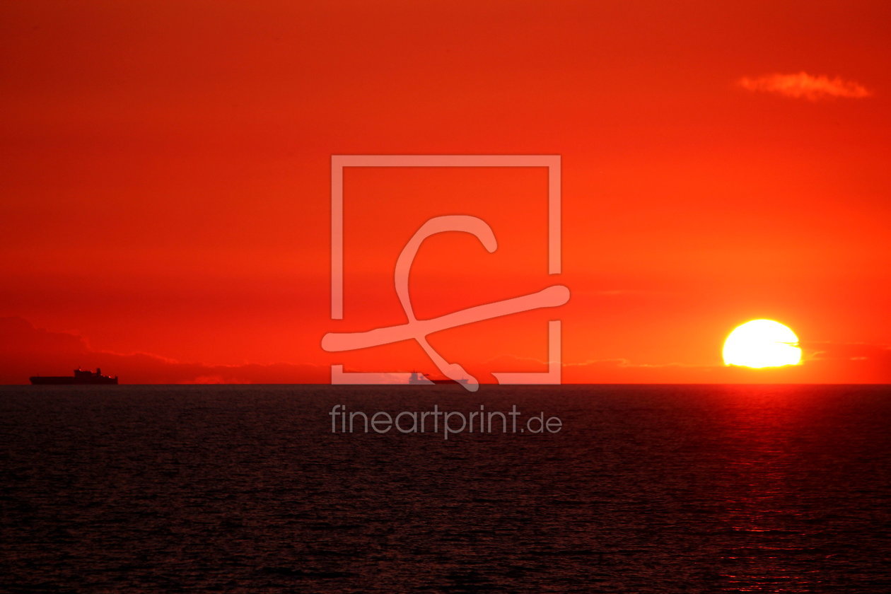 Bild-Nr.: 11504800 Sonnenuntergang am Meer erstellt von Heike Hultsch