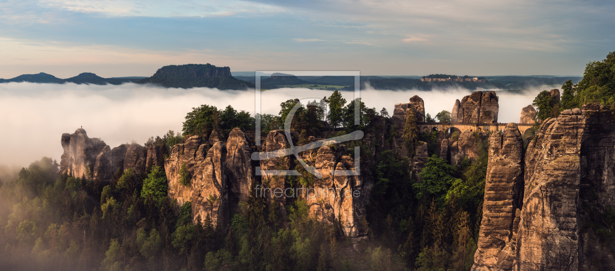 Bild-Nr.: 11505813 Sächsische Schweiz - Bastei bei Sonnenaufgang erstellt von Jean Claude Castor