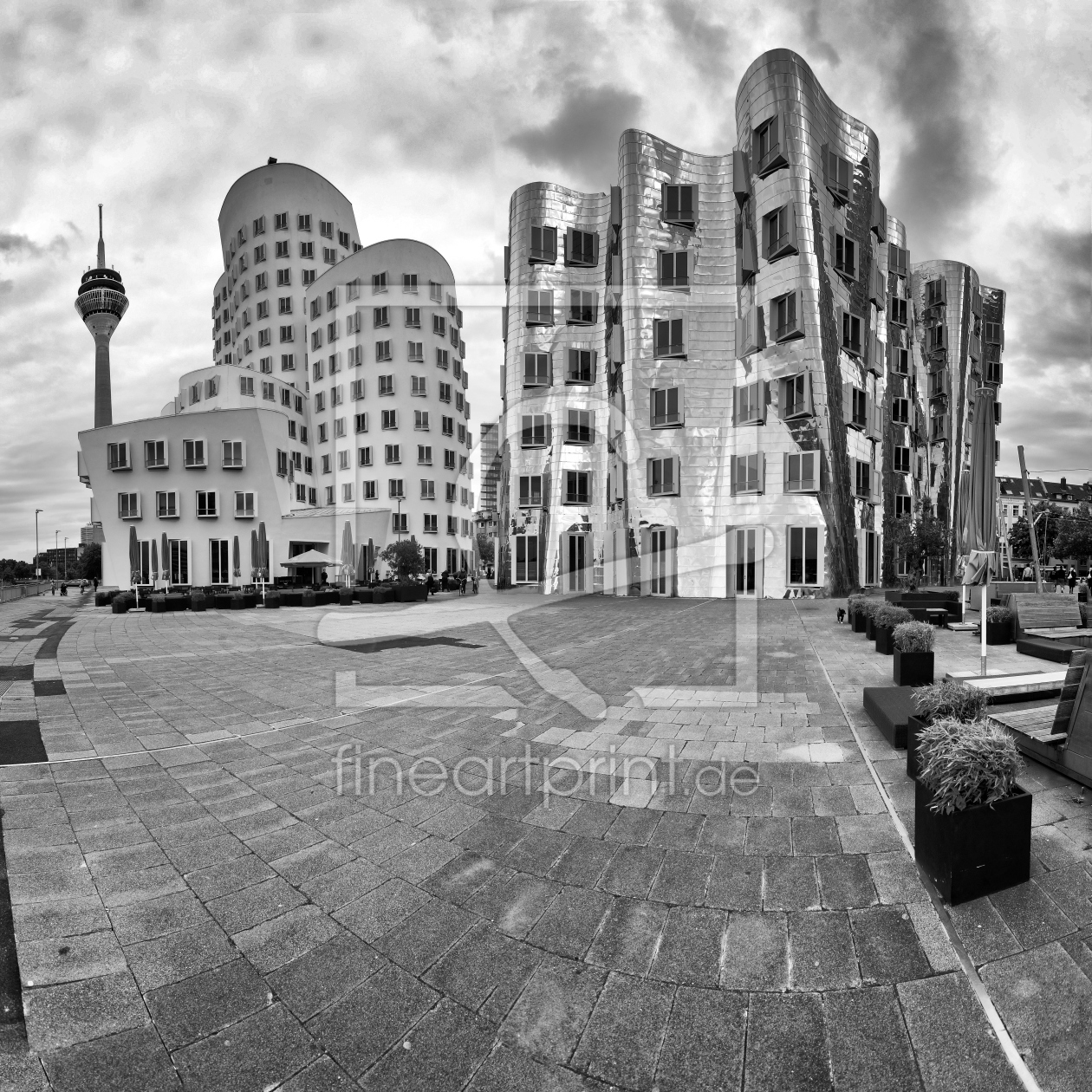 Bild-Nr.: 11508656 Gehry Düsseldorf Medienhafen erstellt von Rolf Eschbach