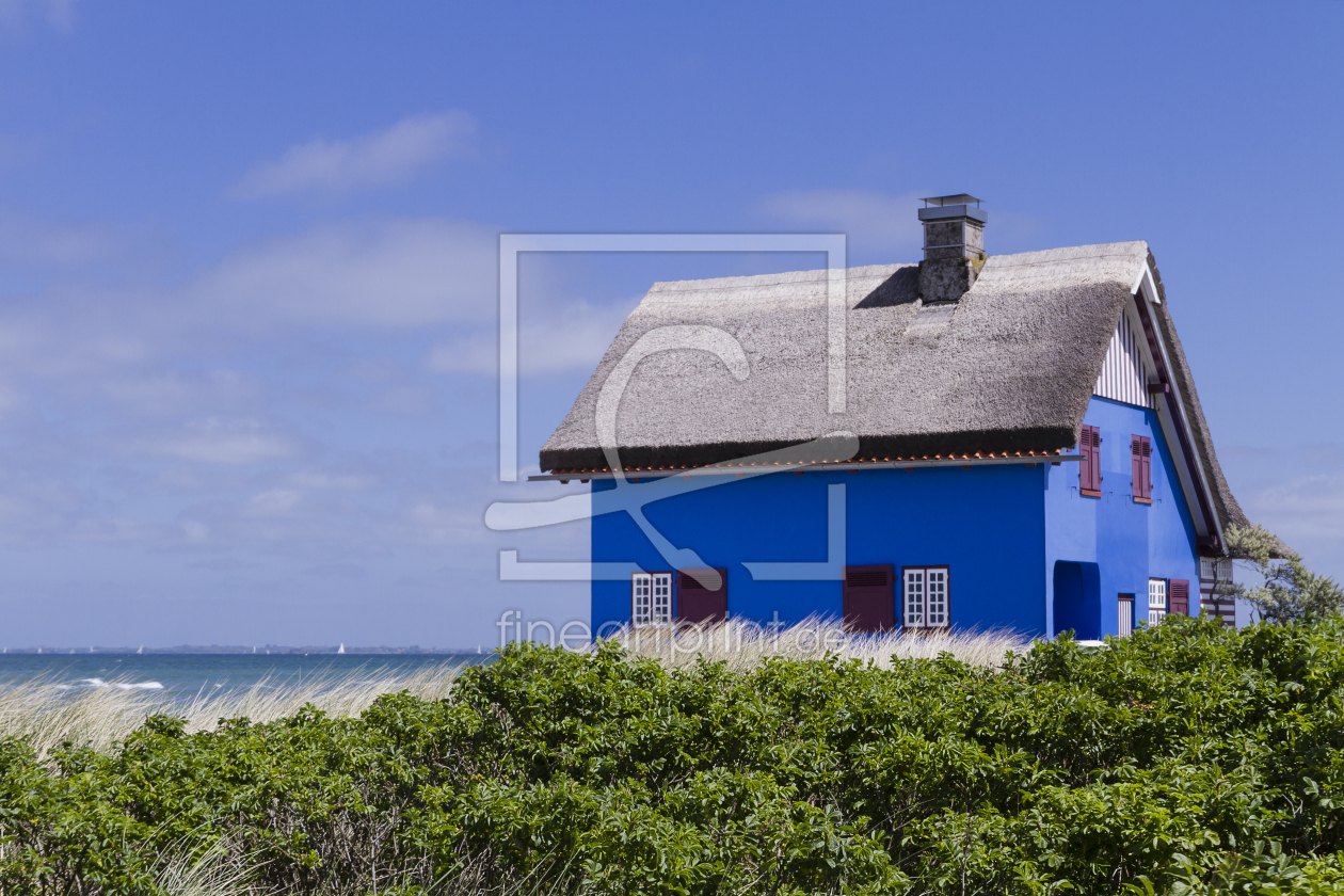 Bild-Nr.: 11508860 Blaues Strandhaus erstellt von bebo24