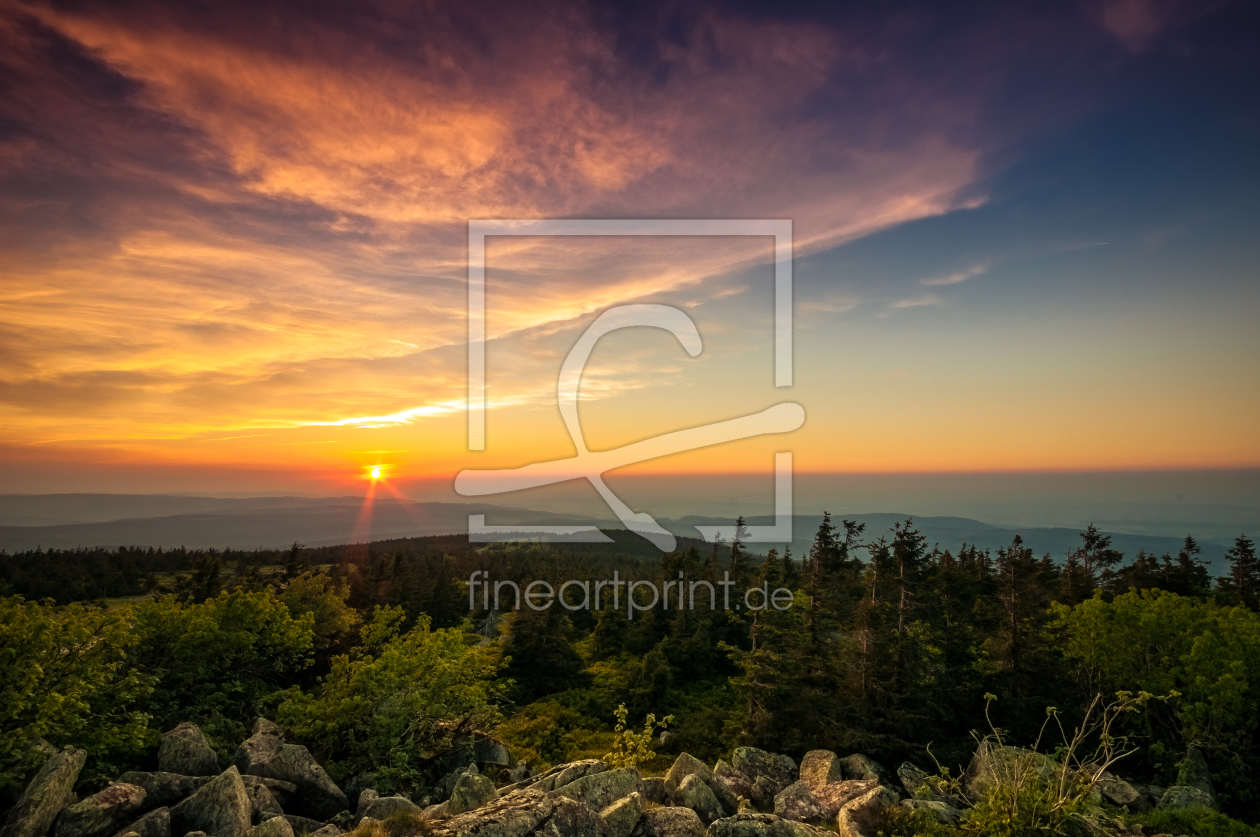 Bild-Nr.: 11516028 Brocken und der Sonnenuntergang erstellt von Steffen Henze