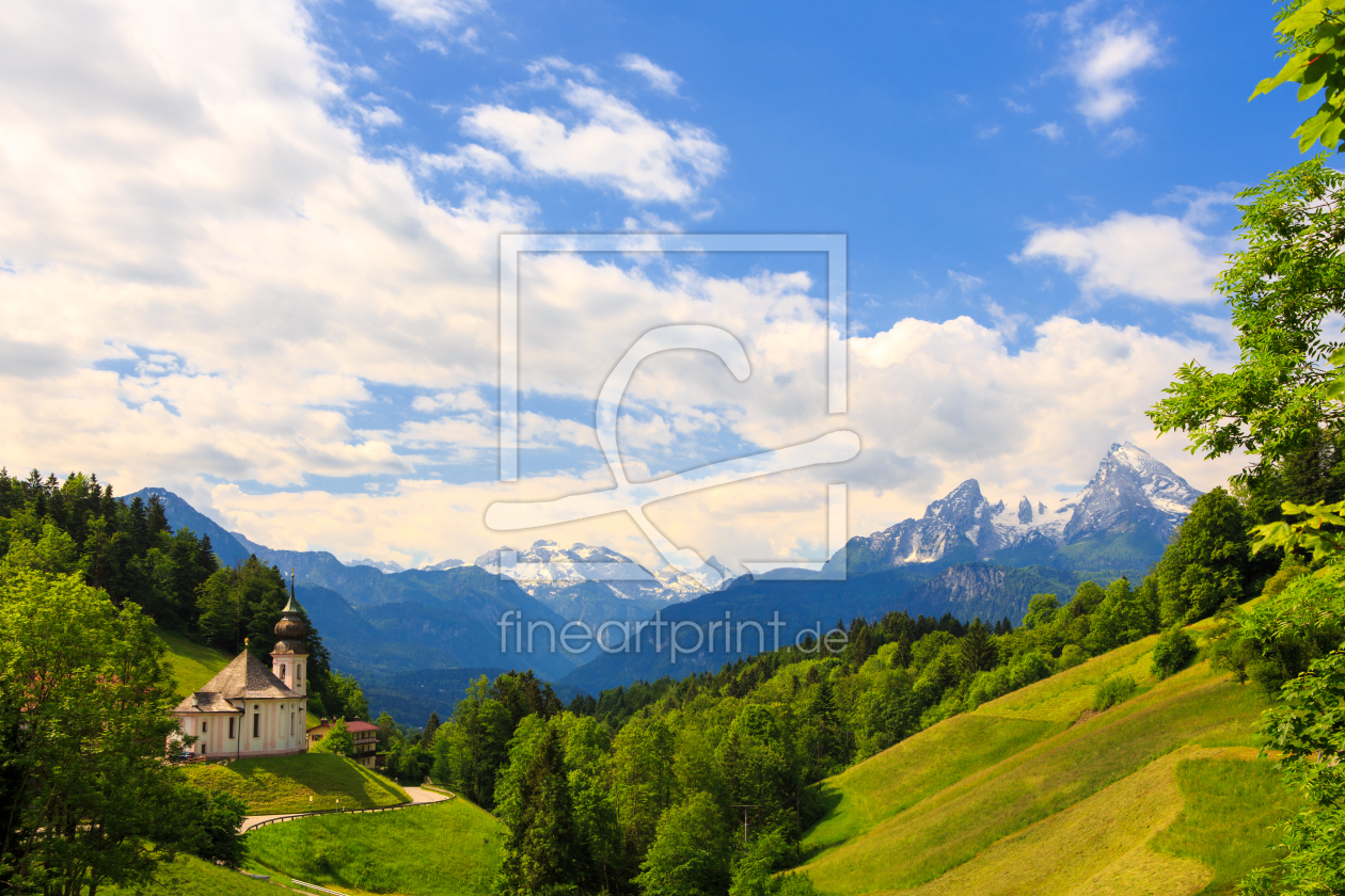 Bild-Nr.: 11517575 Wallfahrtskirche Maria Gern bei Berchtesgaden erstellt von d-wigger