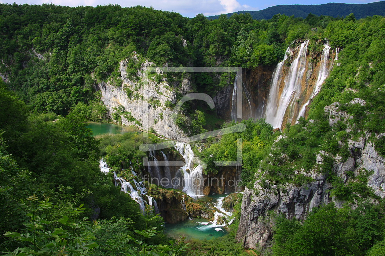 Bild-Nr.: 11522233 Veliki slap Wasserfall Nationalpark Plitvicer Seen erstellt von Renate Knapp