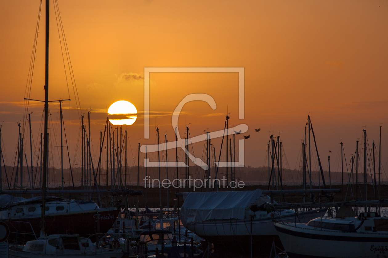 Bild-Nr.: 11523731 Sonnenuntergang im Hafen erstellt von ARTepART