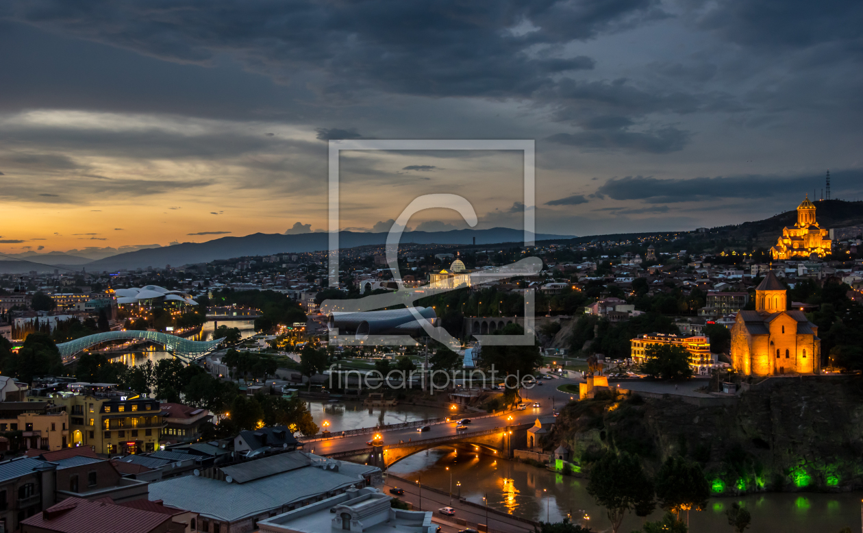 Bild-Nr.: 11525738 Tbilisi Abendstimmung erstellt von Philipp Weindich