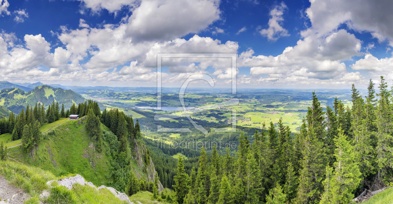 Bild-Nr.: 11526204 Panoramablick von der Alpspitze erstellt von Wolfgang Zwanzger