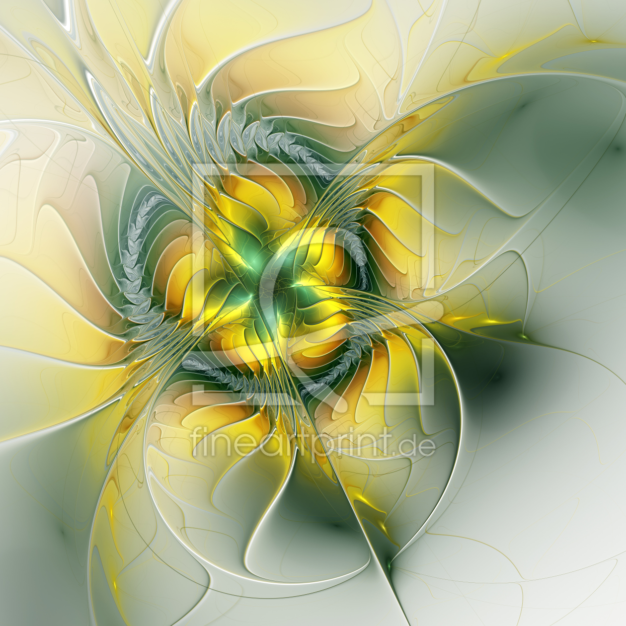 Bild-Nr.: 11534862 Goldene Fantasieblume erstellt von gabiw-art