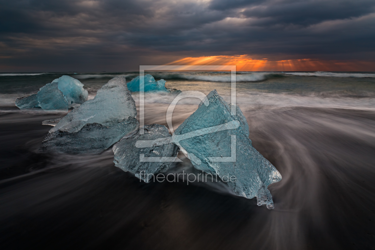 Bild-Nr.: 11534972 Eisstrand Jökulsarlon erstellt von Iven Eissner