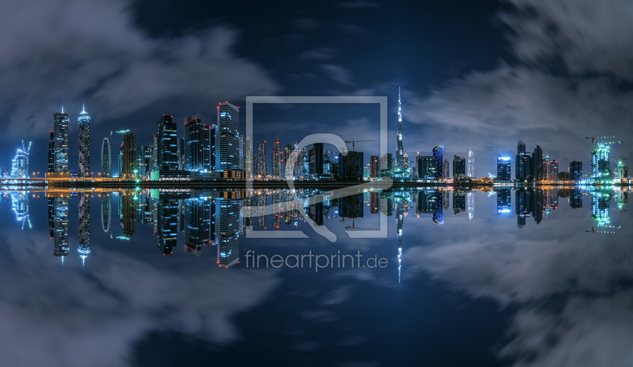 Bild-Nr.: 11539962 Dubai - Business Bay Reflections bei Nacht erstellt von Jean Claude Castor