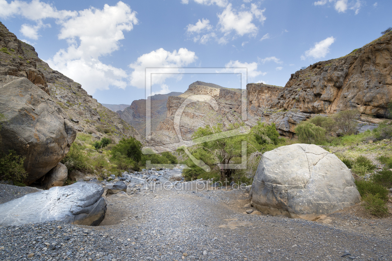 Bild-Nr.: 11540744 Wadi im Oman erstellt von Wolfgang Zwanzger
