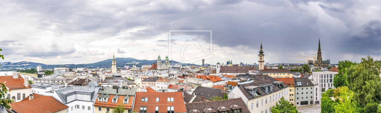 Bild-Nr.: 11544224 Panoramablick auf Linz erstellt von Wolfgang Zwanzger